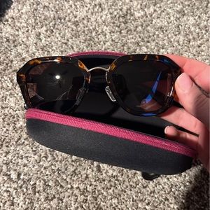 Sunglasses comes with case